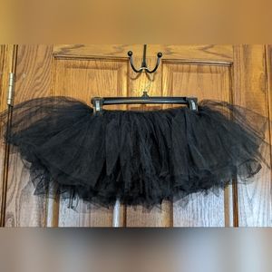 Black 4 layer netted tutu